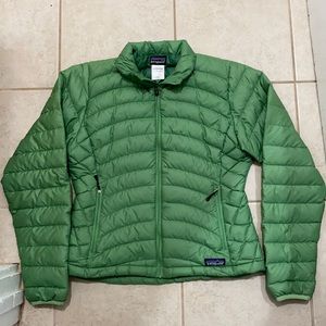 Patagonia Green Goosedown Puffer Jacket